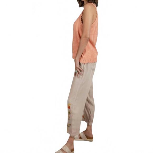 NEW PAPARAZZI FASHION crochet butterfly tunic top in apricot - Picture 2 of 3